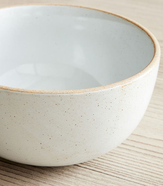 west elm Mill Stoneware Cereal Bowl - White