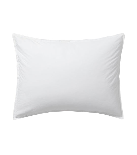 west elm Organic Washed Cotton Duvet Cover & Shams - White