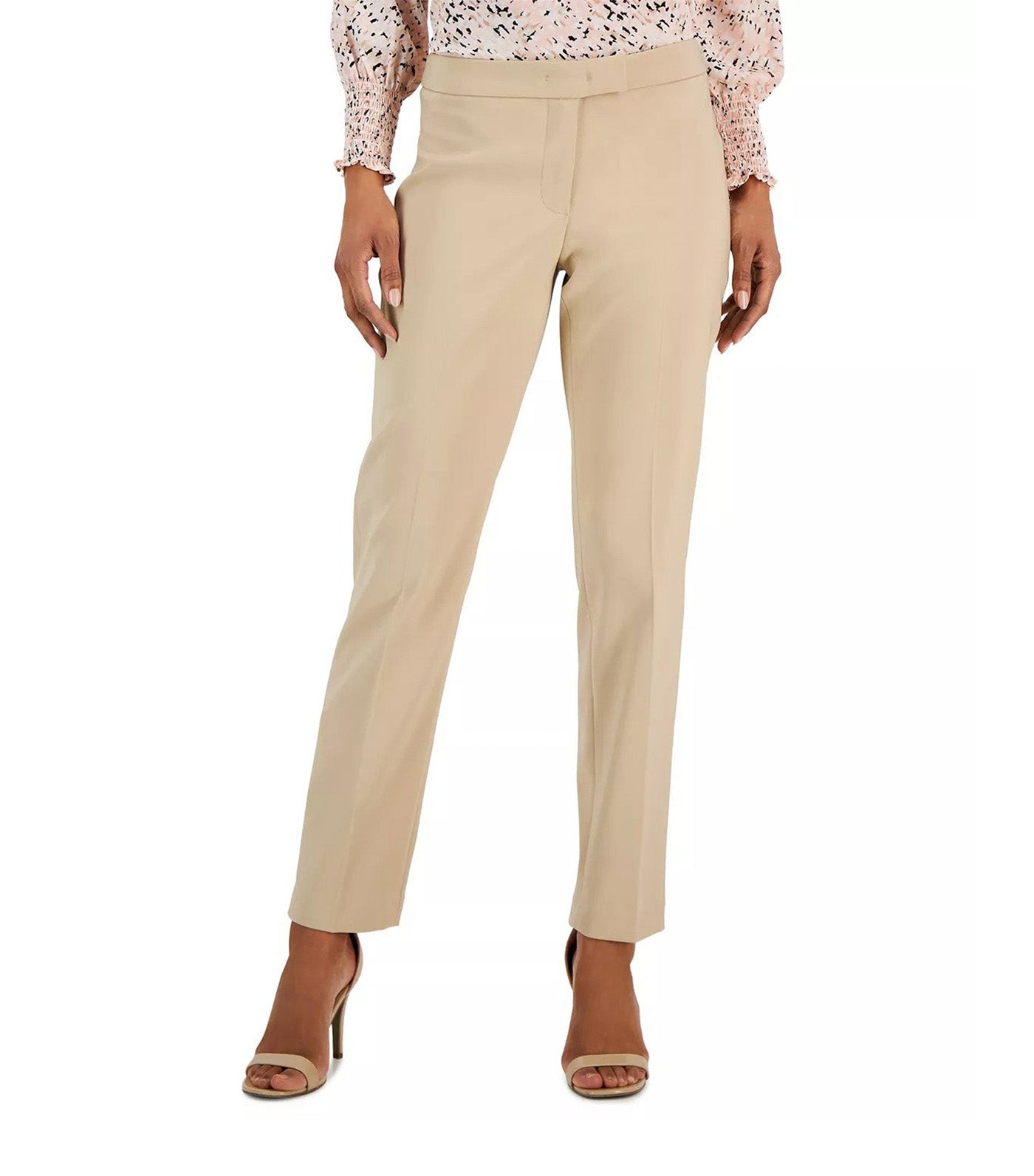 Anne Stretch Extend Tab Bowie Pant Latte