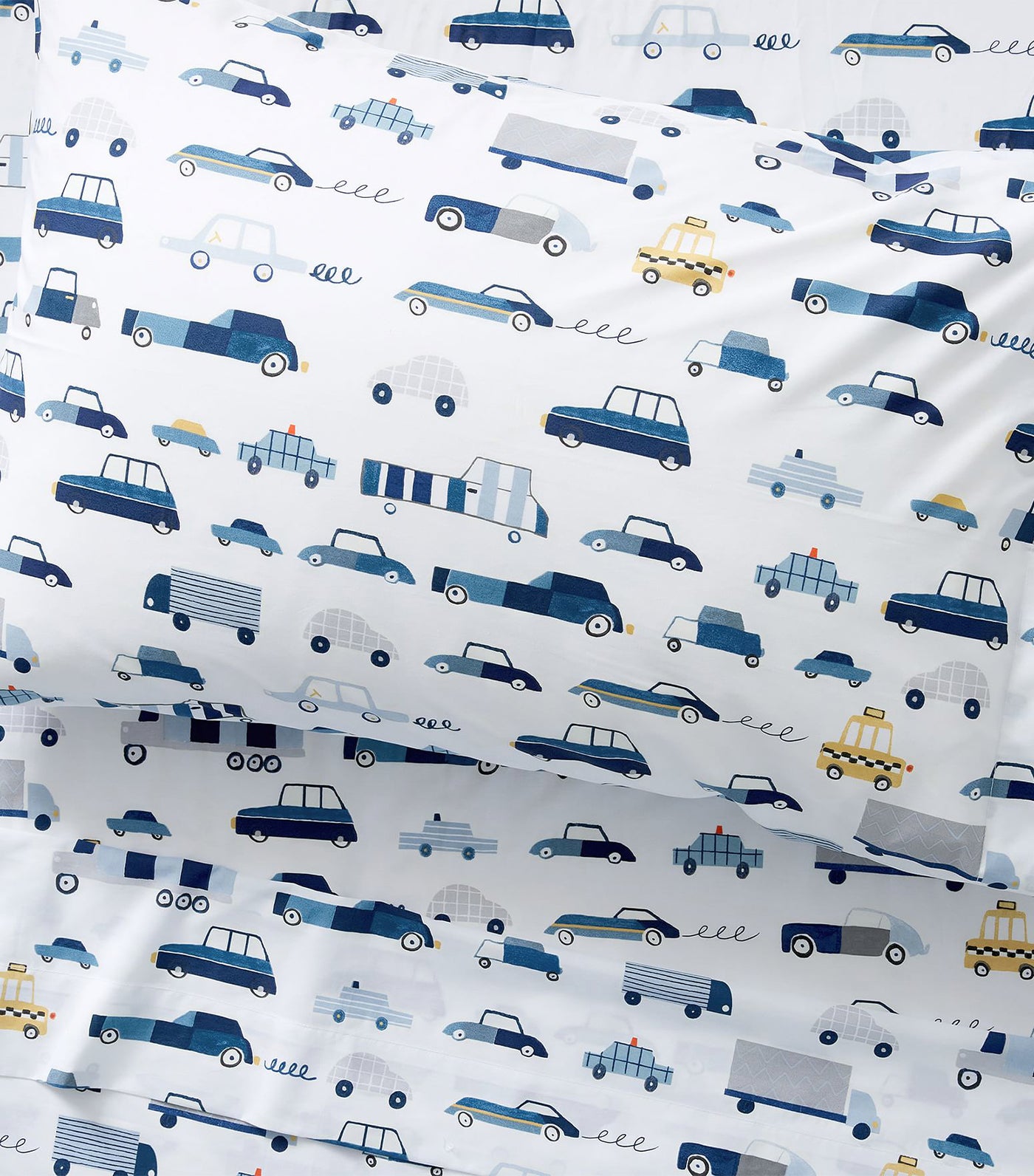 pottery barn kids noah transportation glow-in-the-dark sheet set