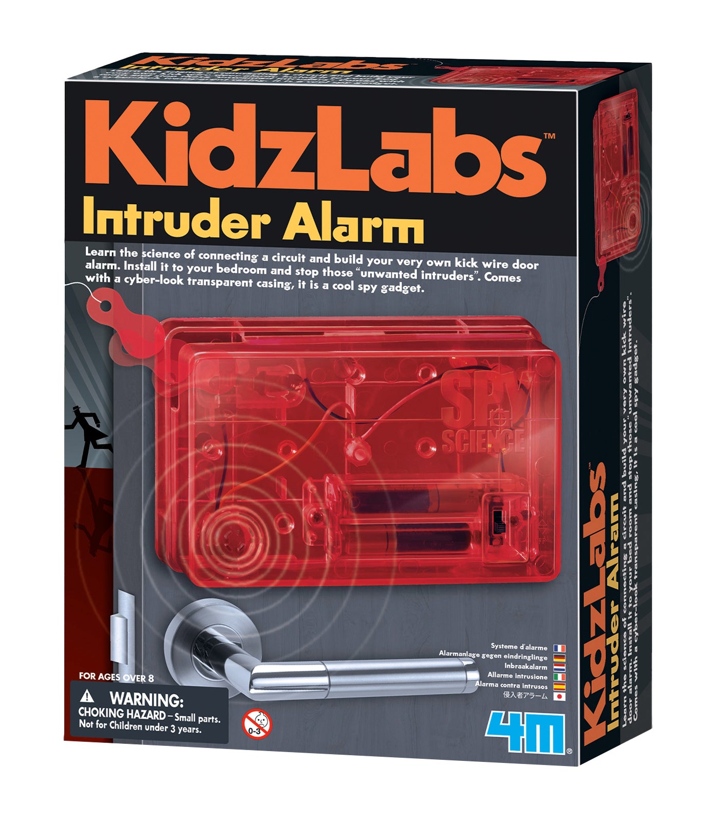 4m red kidzlabz intruder alarm