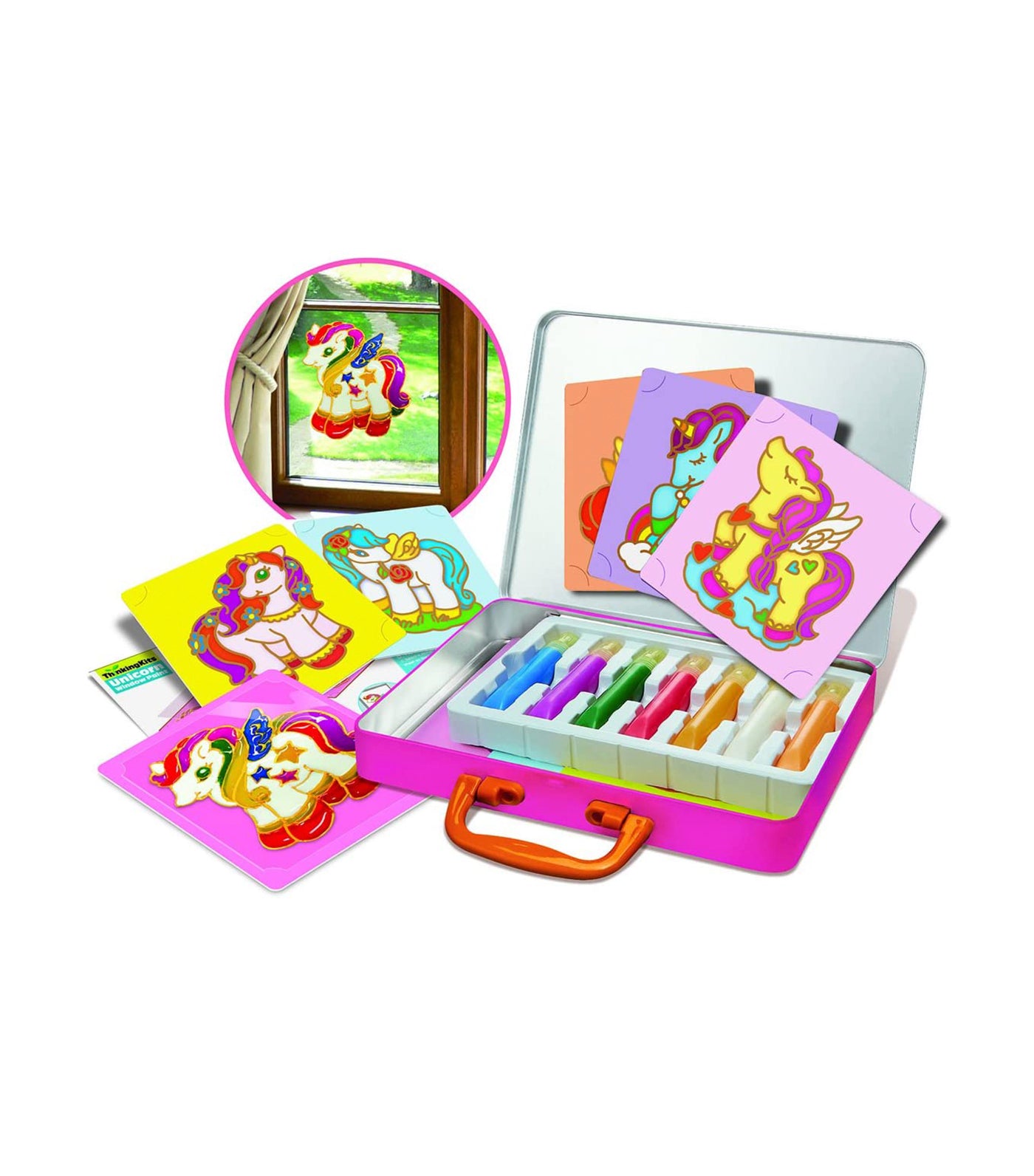 4m unicorn window paints