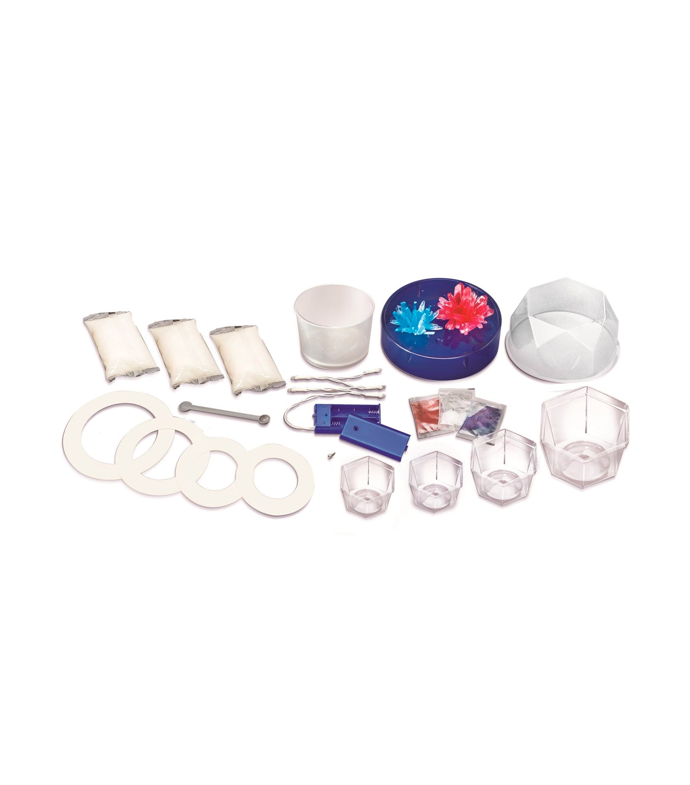 4m crystal growing – colour changing crystal light