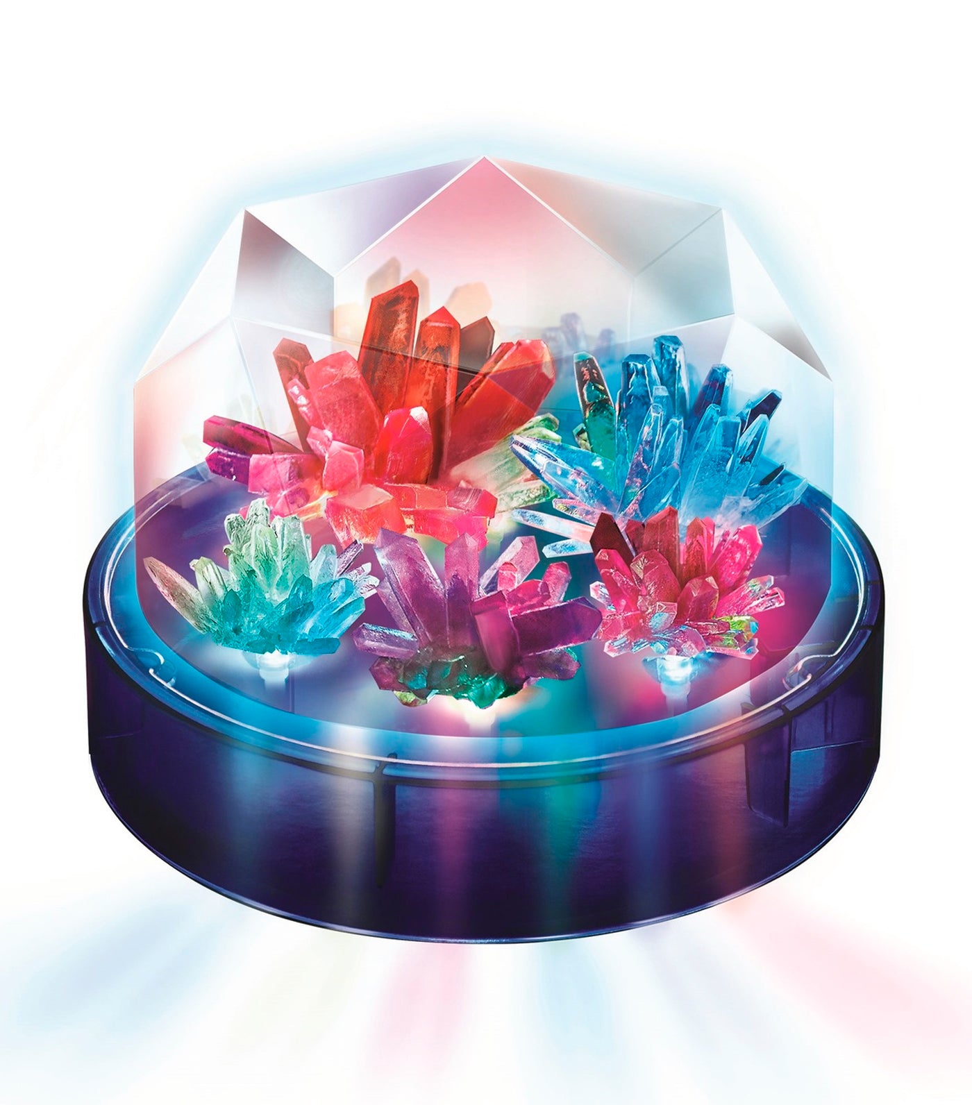 4m crystal growing – colour changing crystal light