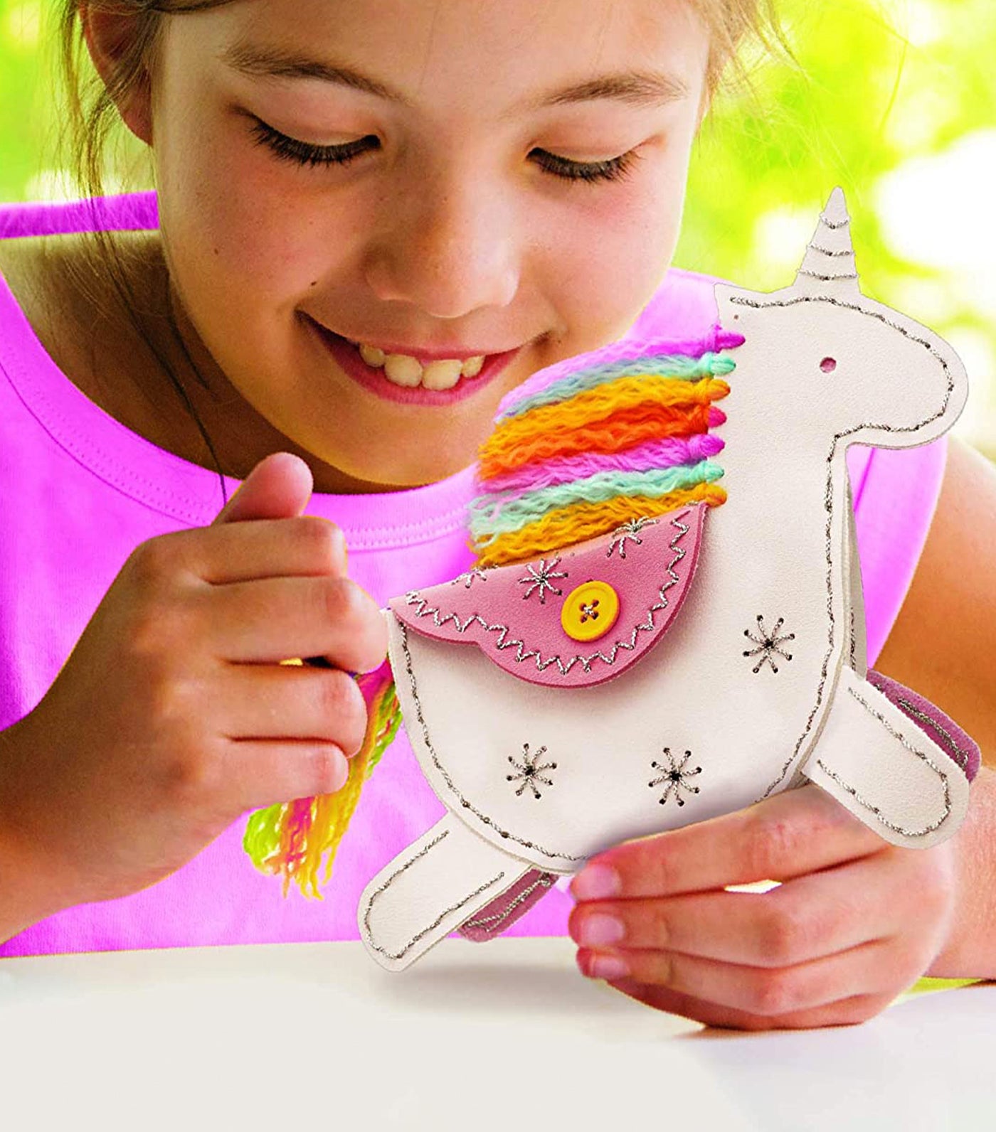 4m my unicorn faux leather pouch