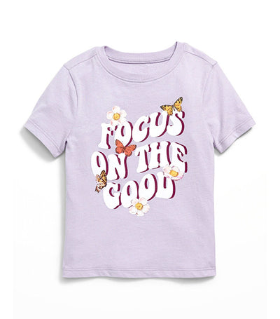 Old Navy Kids Unisex Graphic T-Shirt for Toddler - Focus On The Good