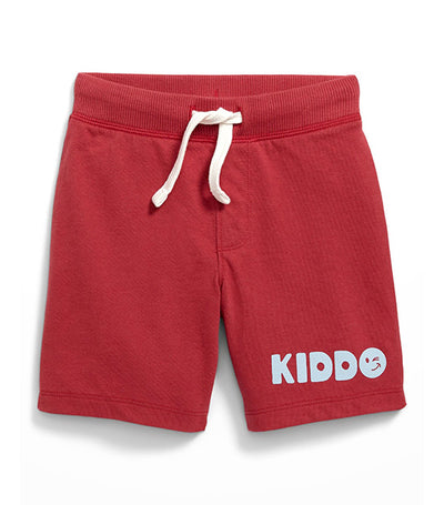 Old Navy Kids Unisex Jersey-Knit Jogger Shorts for Toddler - Tomato Juice