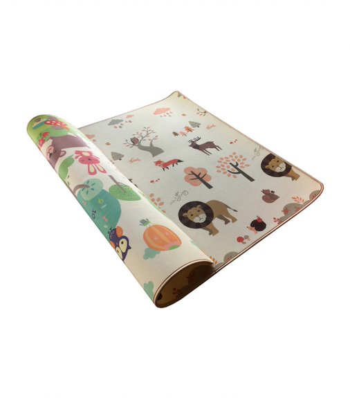 cuddlebug reversible mat lion and giraffe