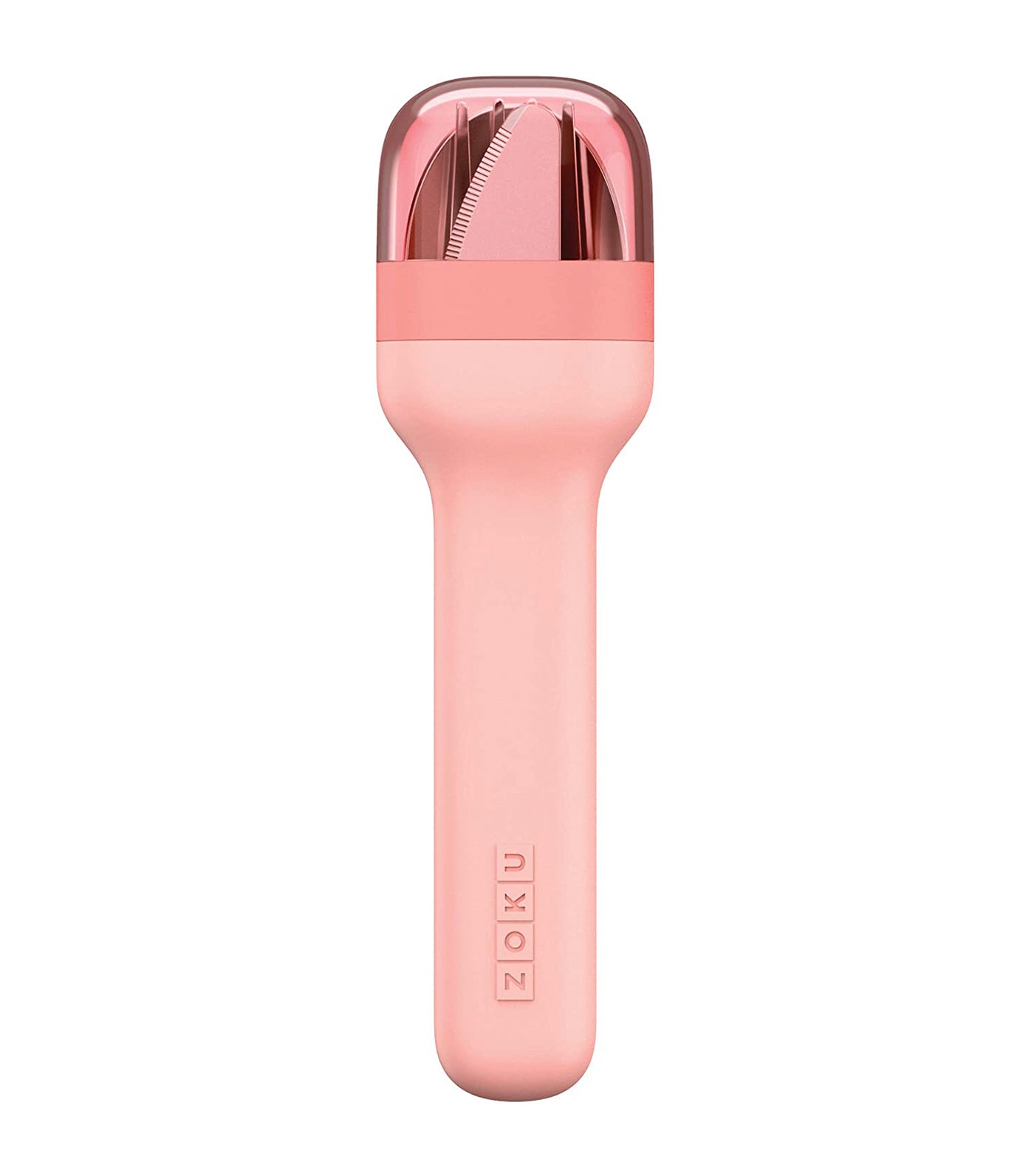 zoku pocket utensil set - peach
