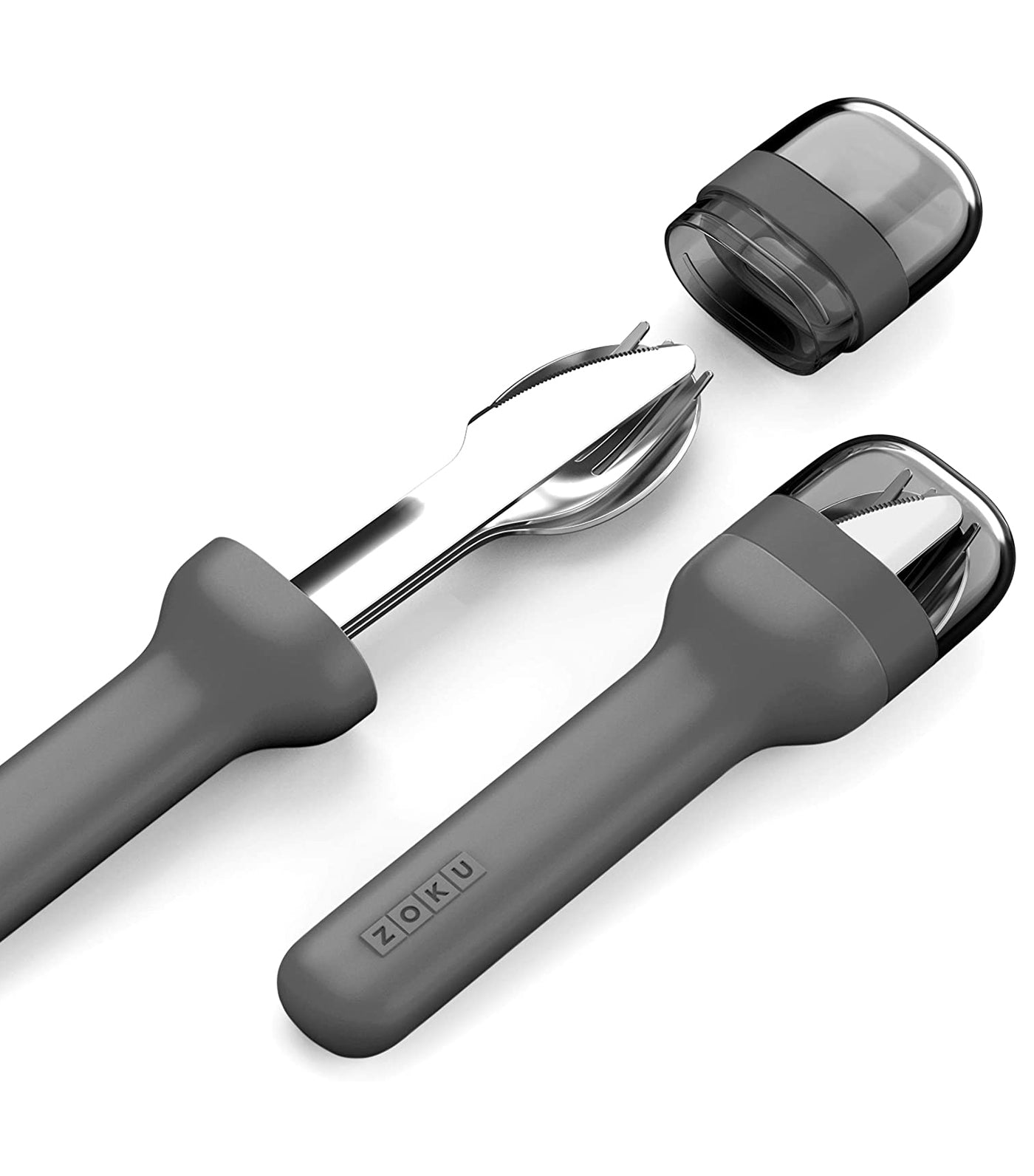 zoku pocket utensil set - charcoal
