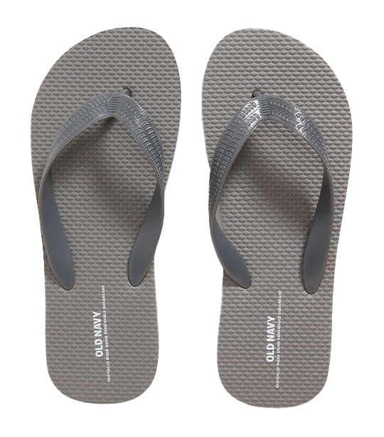 Plant-Based Classic Flip-Flop Sandals for Kids - Gray Oyster