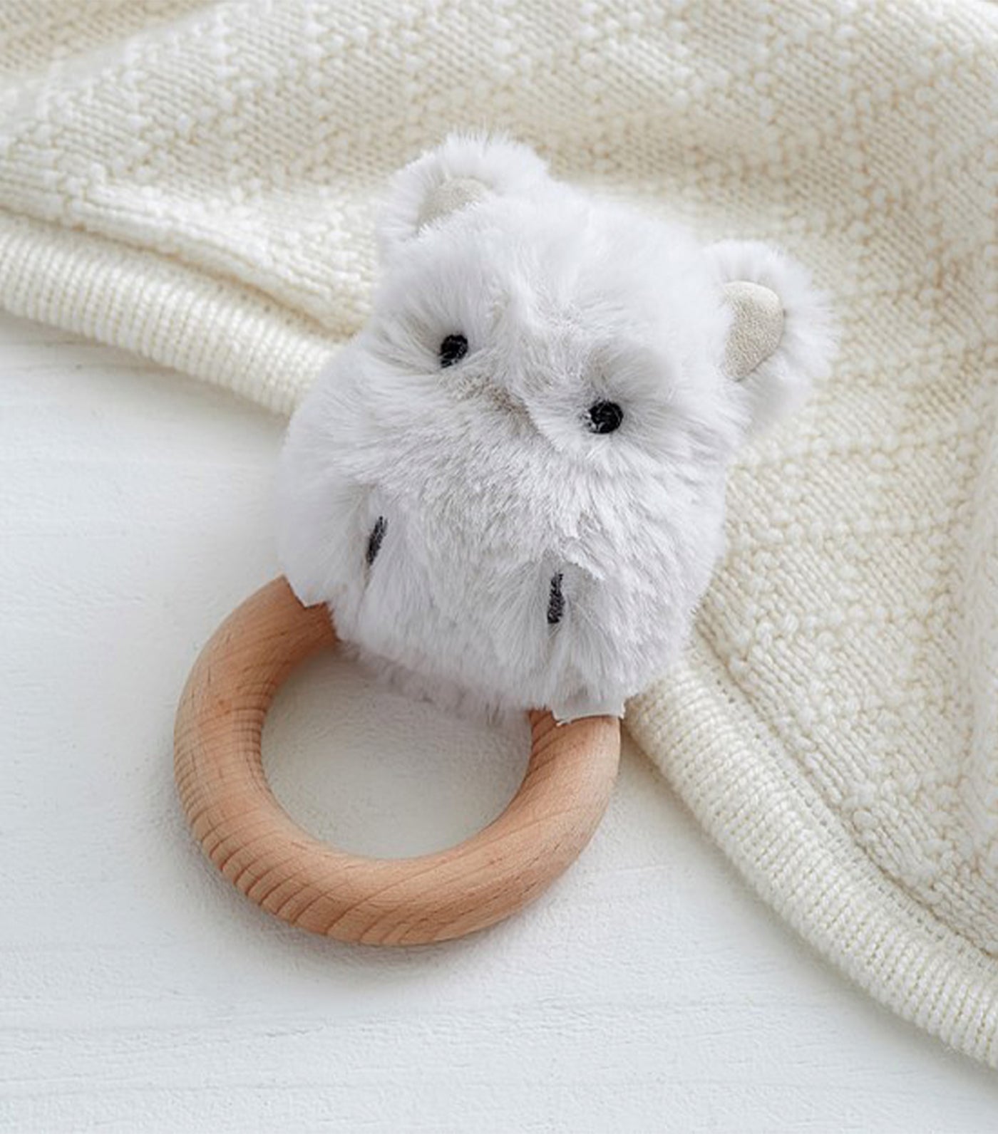 pottery barn kids hippo critter rattle