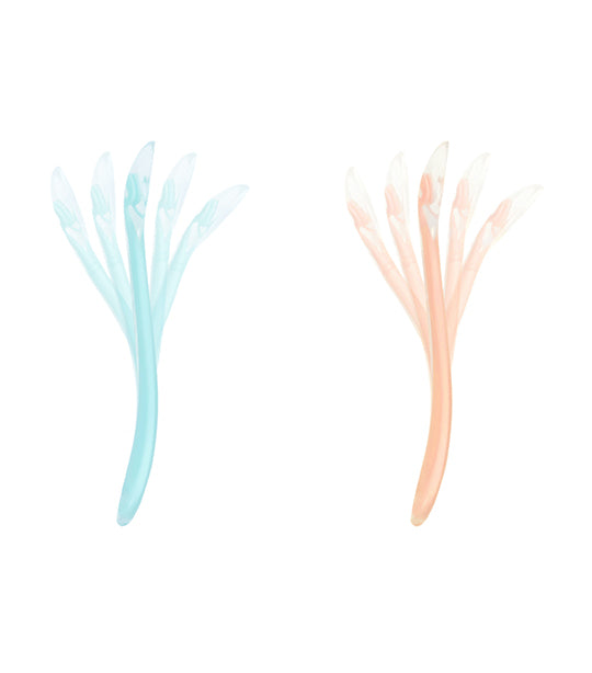 5-Pack 1st Stage Silicone Spoons