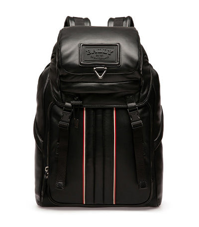 Athor Leather Backpack Black