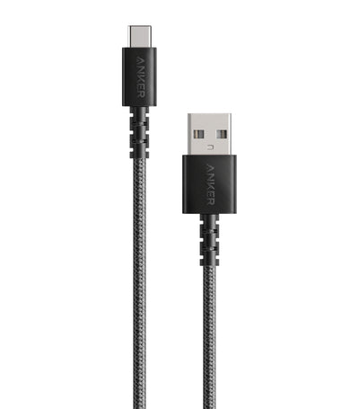 PowerLine Select+ USB-A to USB-C 2.0 Cable 3ft Black