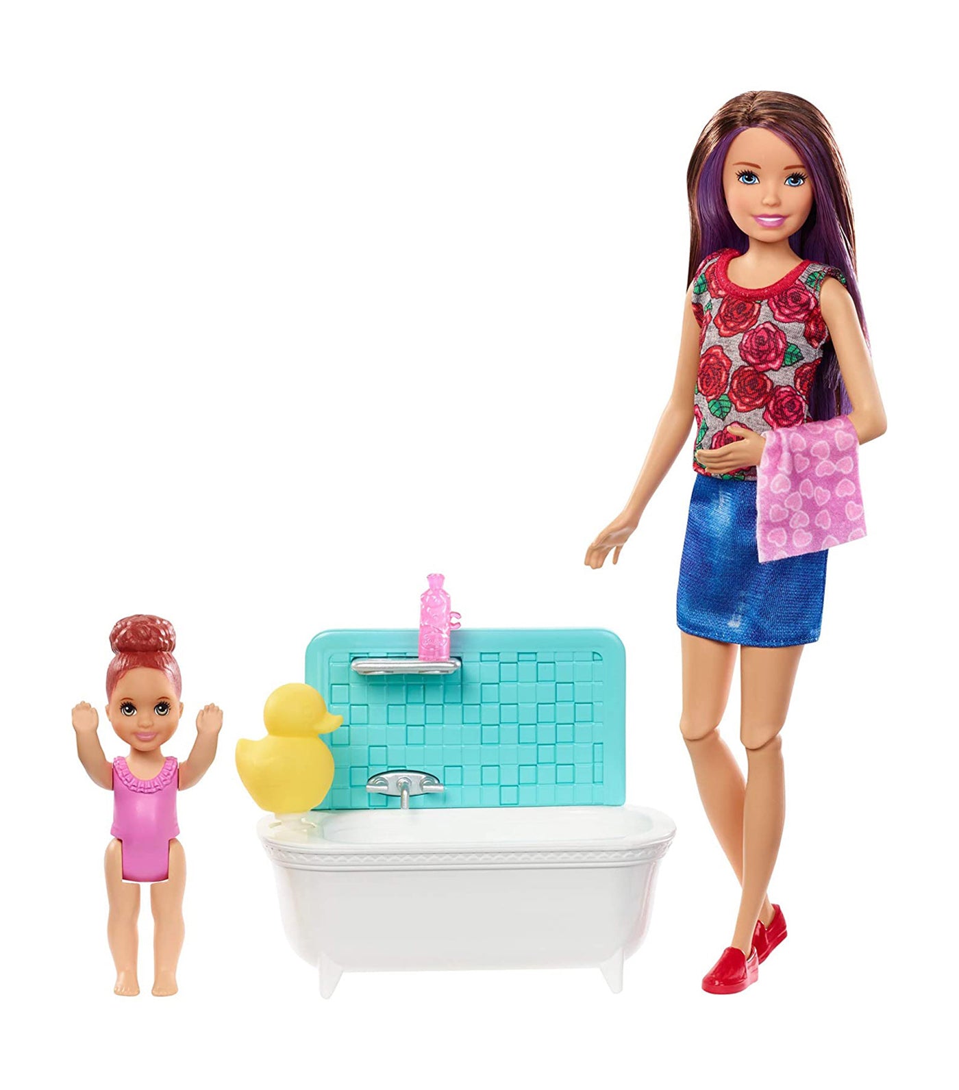 barbie® babysitters inc. playset bathtime