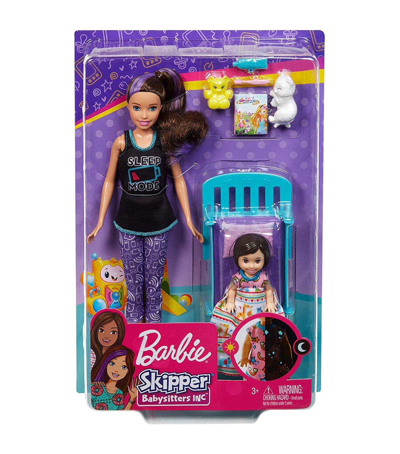 barbie® babysitters inc. playset bedtime