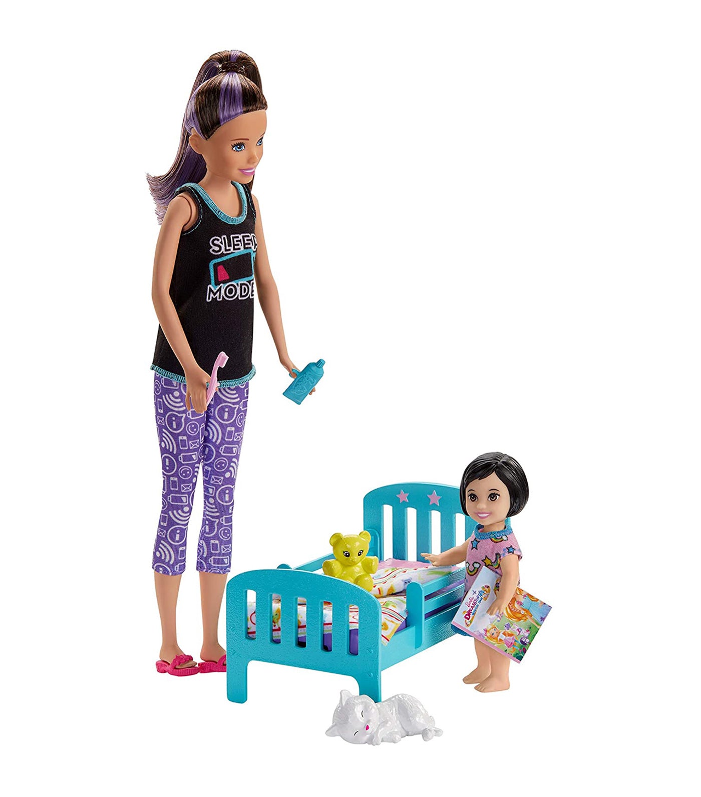 barbie® babysitters inc. playset bedtime