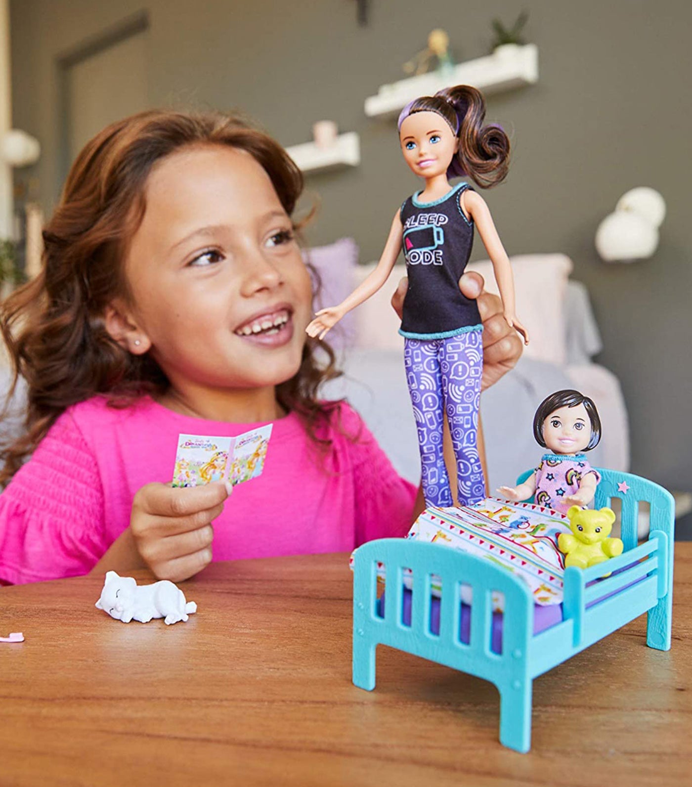 barbie® babysitters inc. playset bedtime