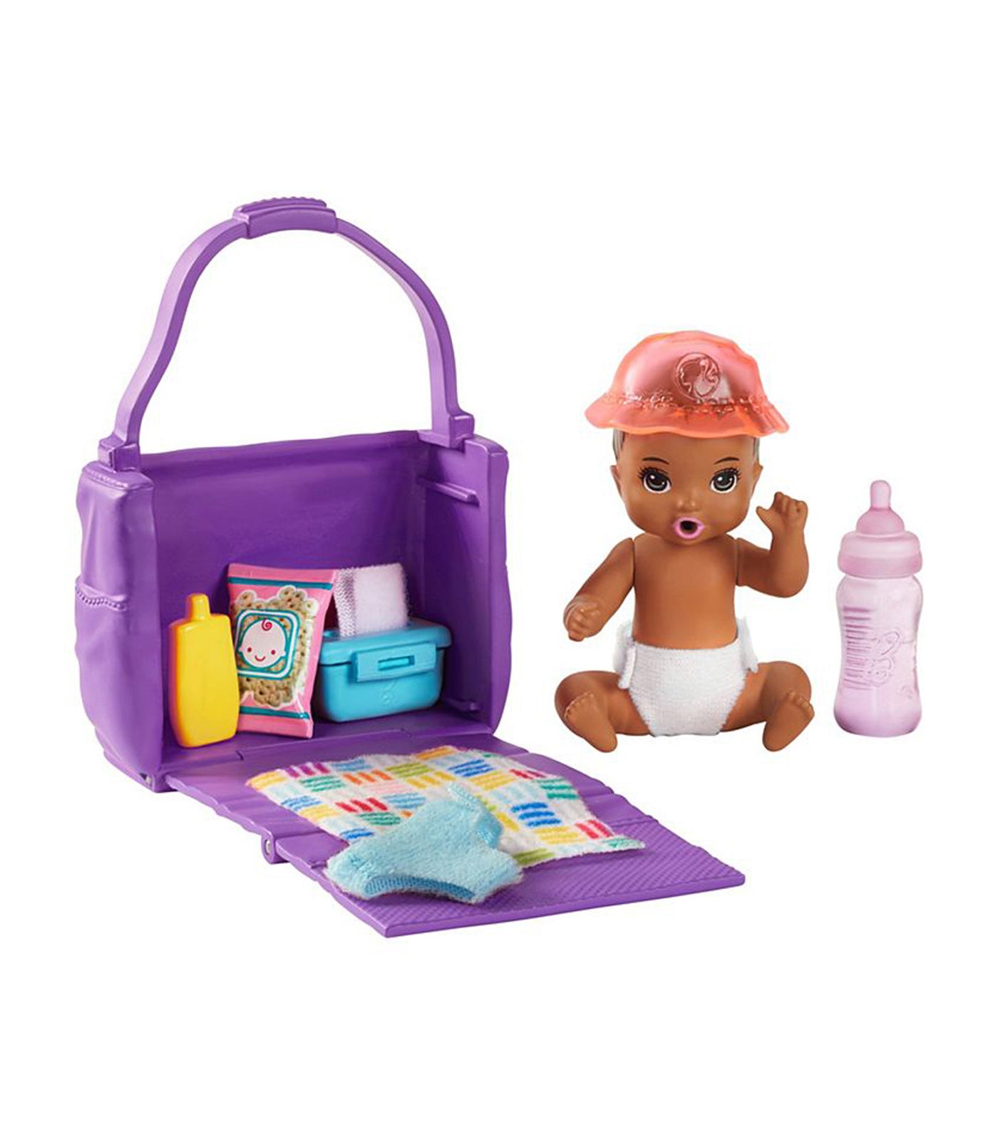 barbie® skipper™ babysitters inc. feeding and changing playset