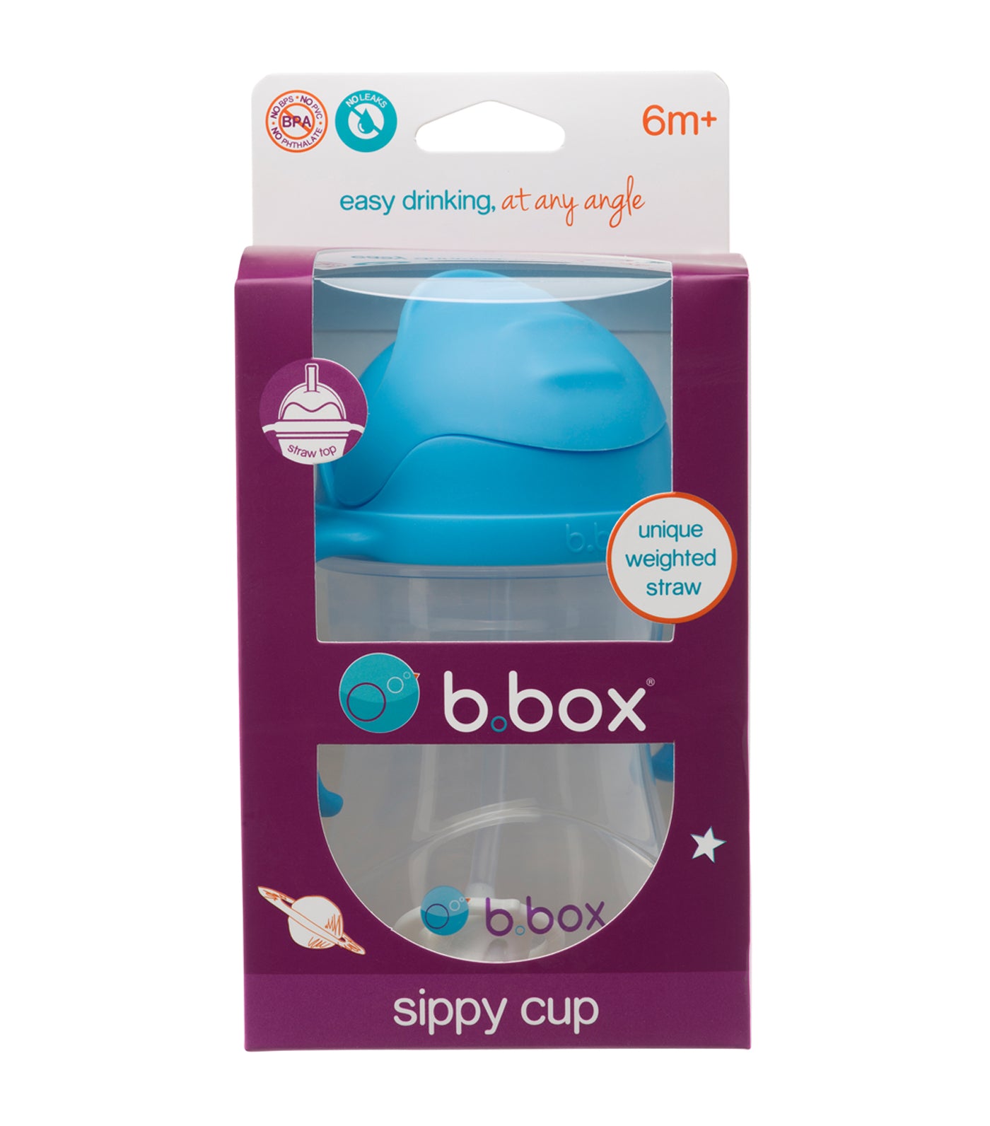 b. box sippy blueberry cup