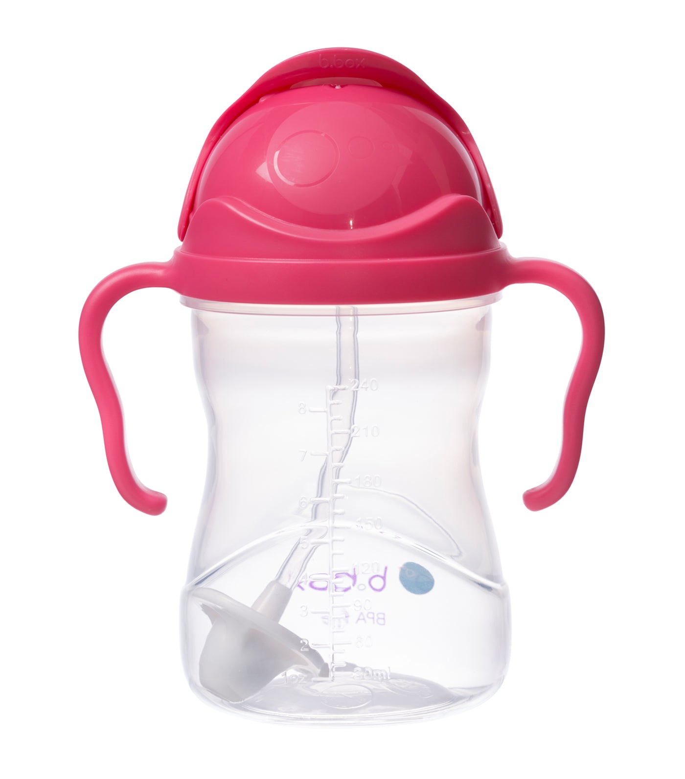 b. box sippy rasberry cup