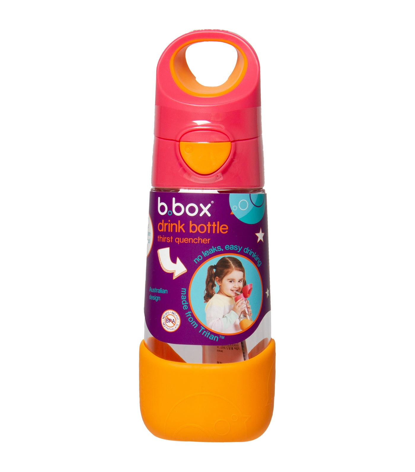 b. box drink bottle strawberry shake