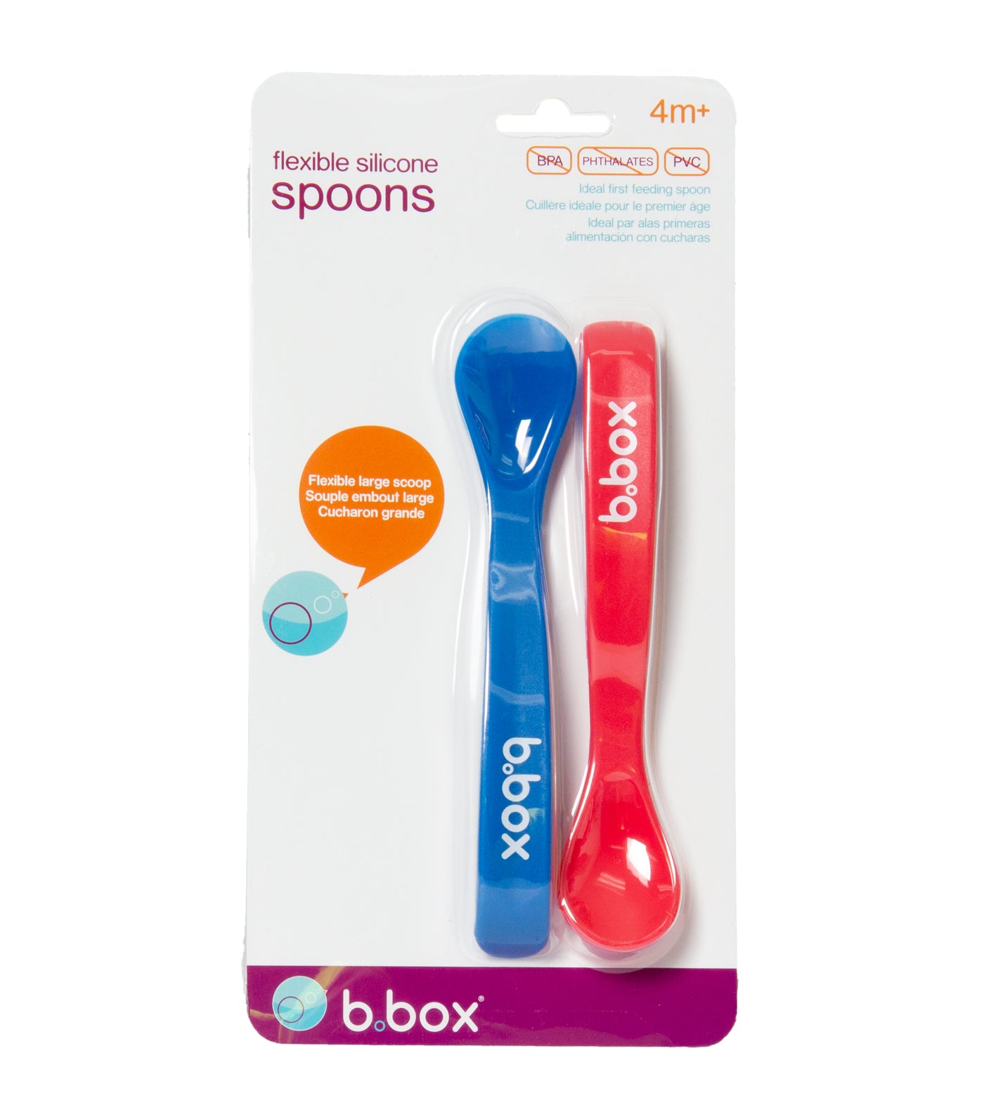 b. box spoon pack red and blue