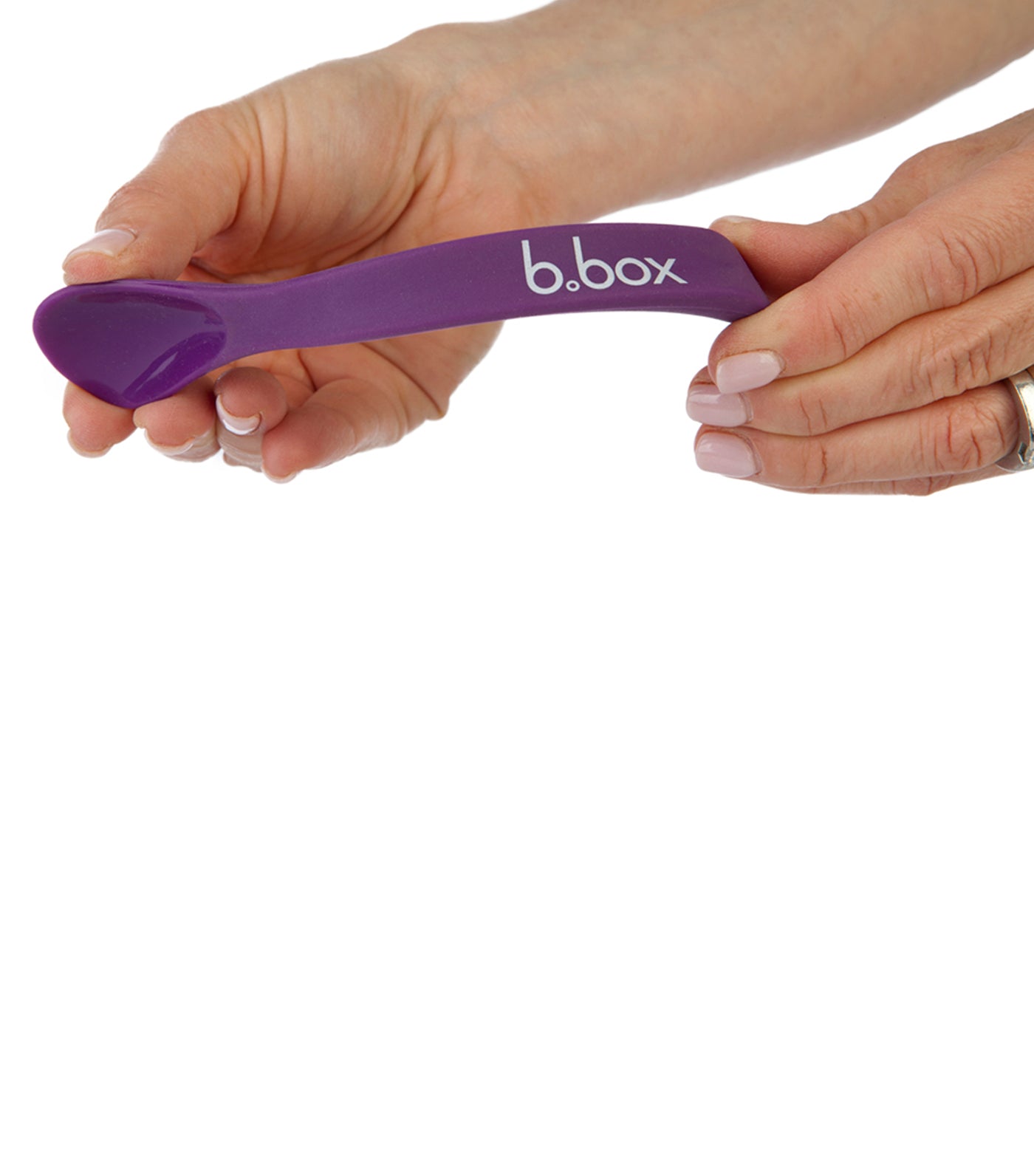 b. box spoon pack pink and purple