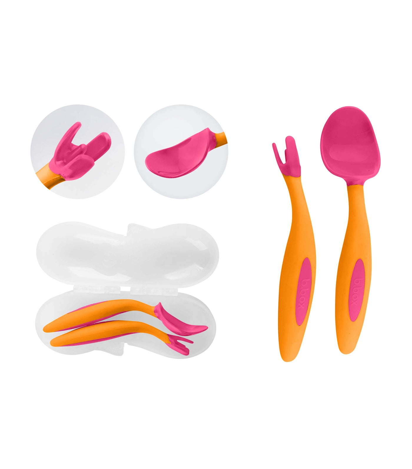 b. box cutlery set strawberry shake