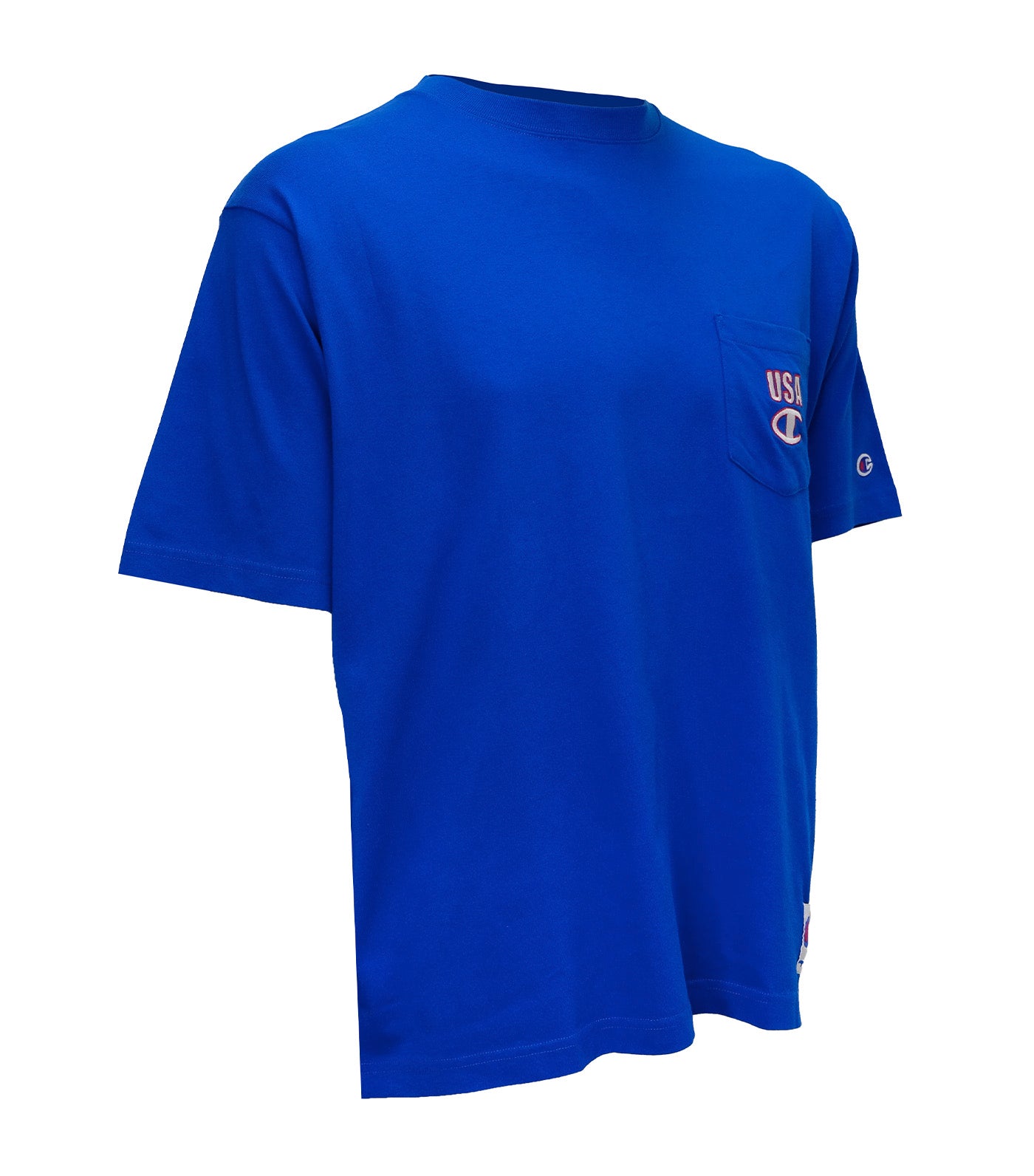 Japan Line Short Sleeve Pocket T-Shirt Blue