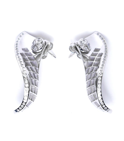 Prisma Earrings 18k White Gold and Diamonds
