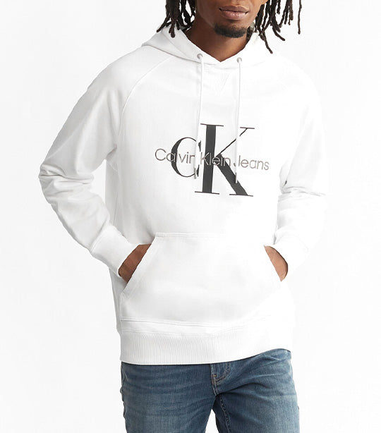 White calvin klein hoodie men Clearance