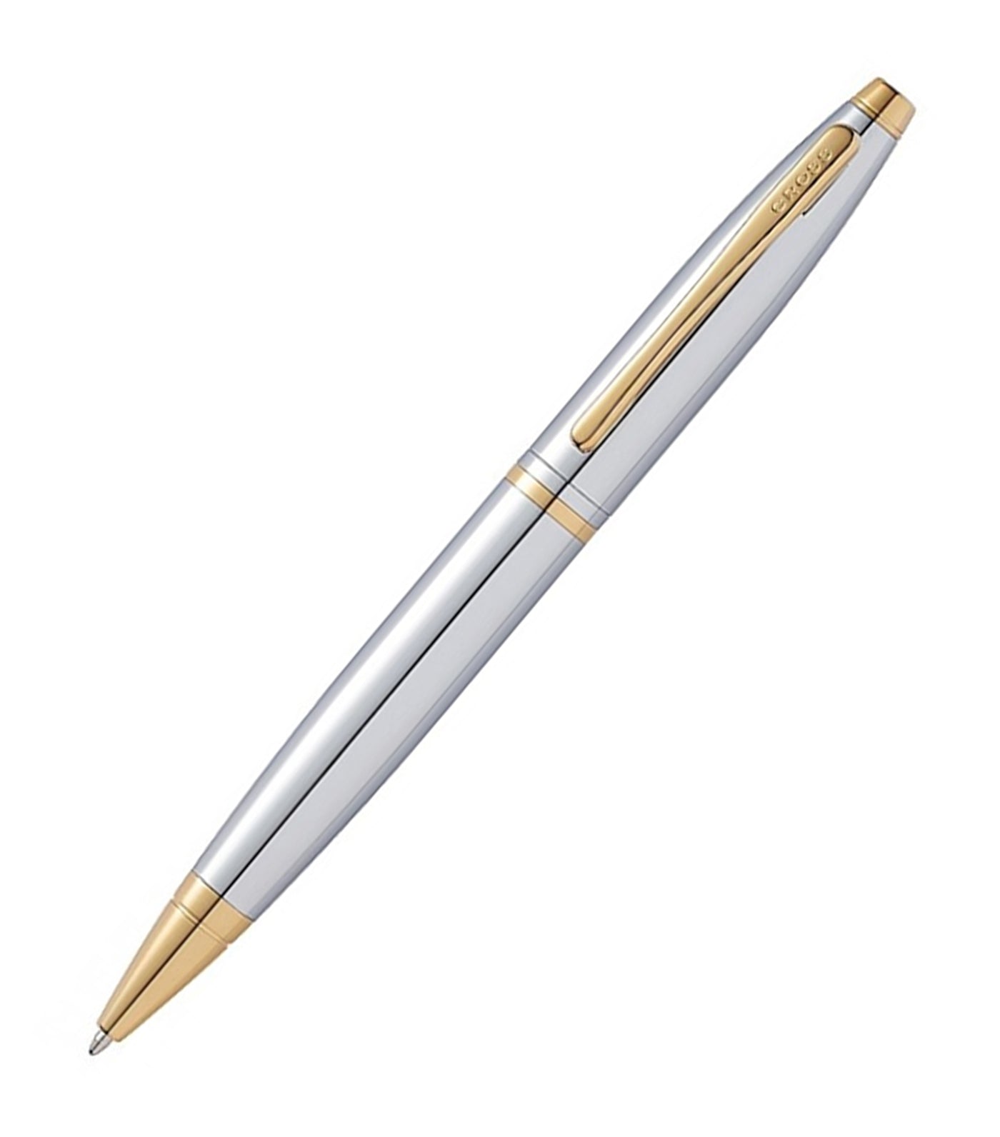 Calais Chrome and Gold Ballpoint Pen