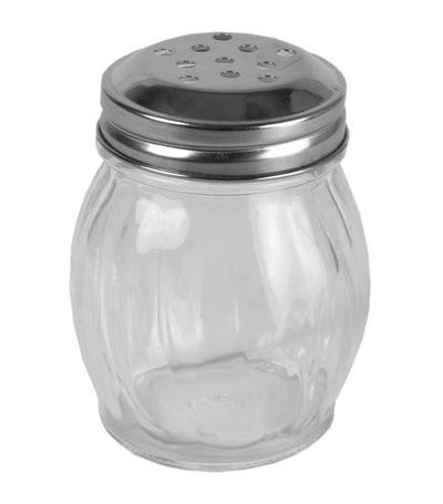 MakeRoom Bulb-Shaped Glass Cheese & Spice Shaker