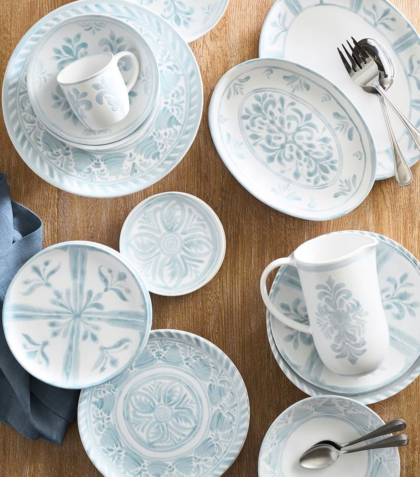 Chambray Tile Dinnerware Collection