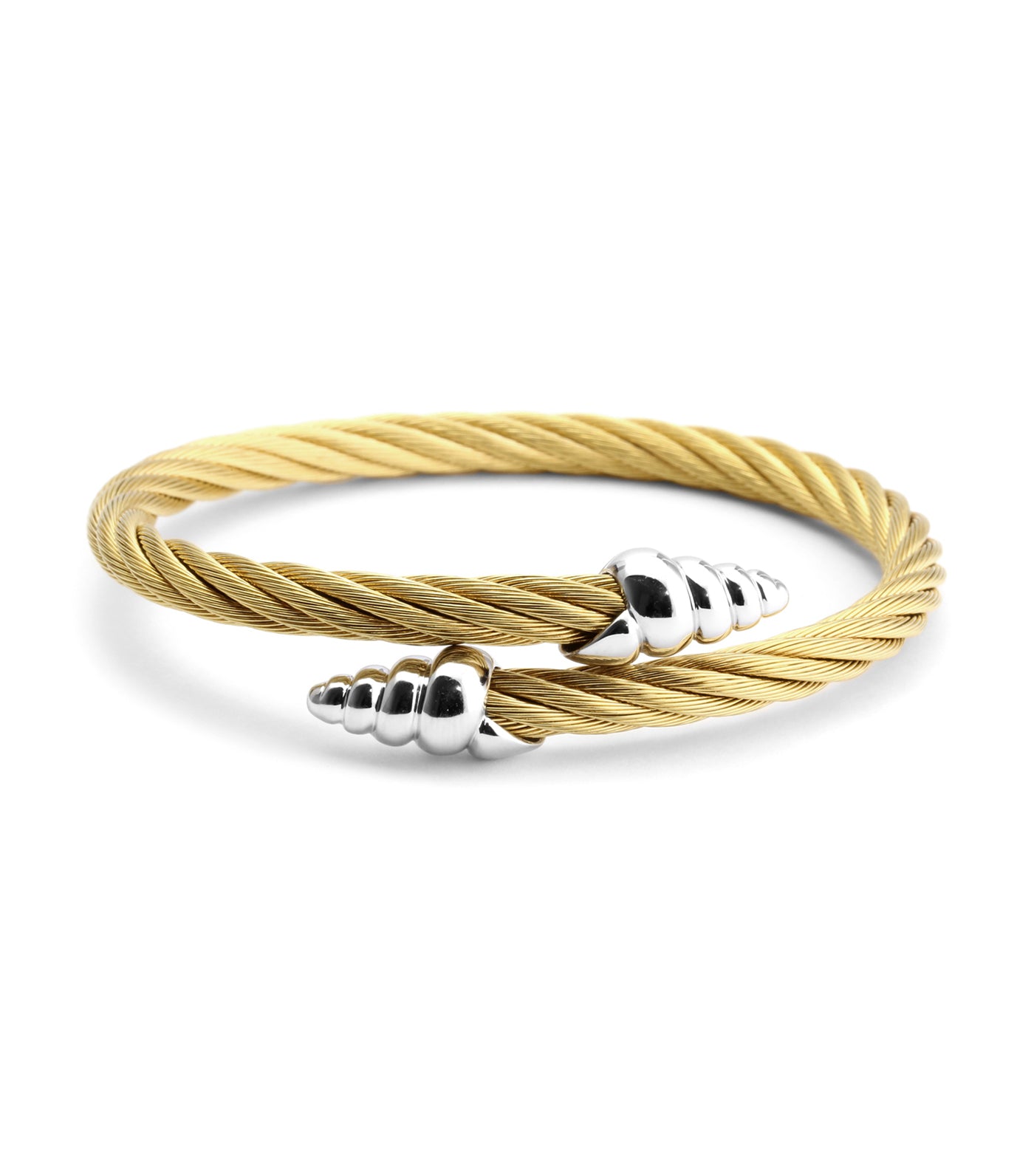 Bangle Celtic Coquille Yellow Gold