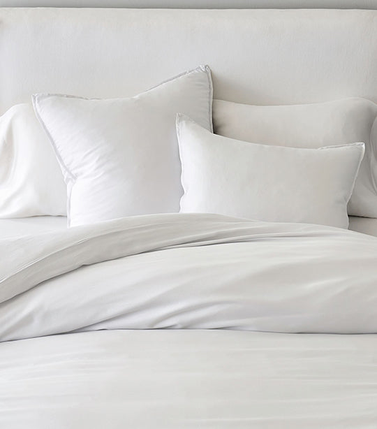 Pottery Barn Casual TENCEL™ Duvet Cover and Shams - White
