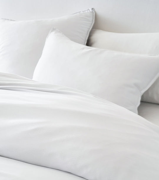 Pottery Barn Casual TENCEL™ Duvet Cover and Shams - White