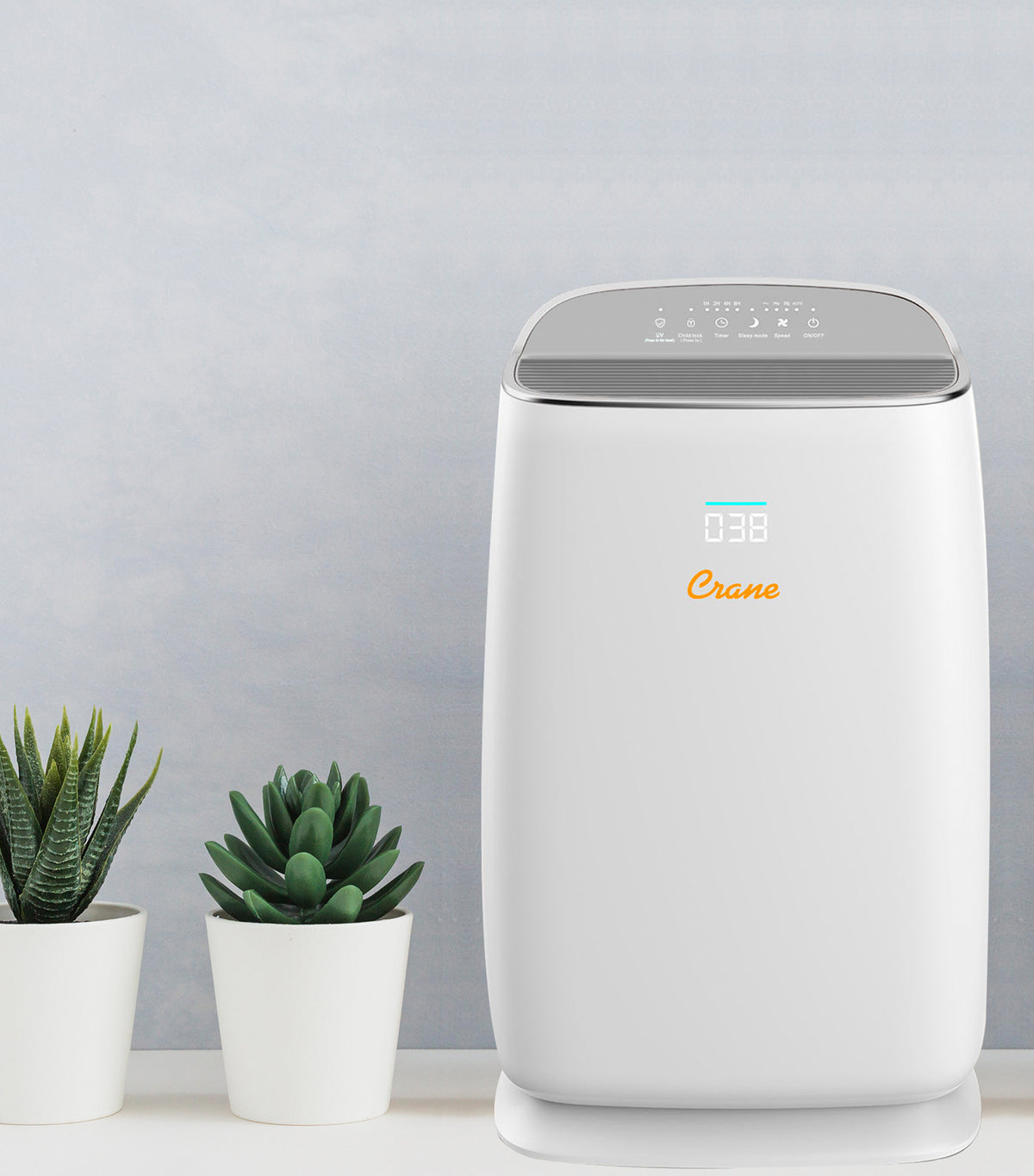 crane true hepa smart air purifier