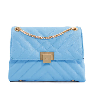 Dorchester Small Quilted Shoulder Bag Blue