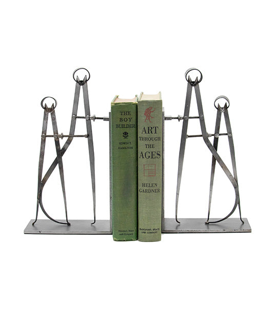 Draftsman Bookends Gray