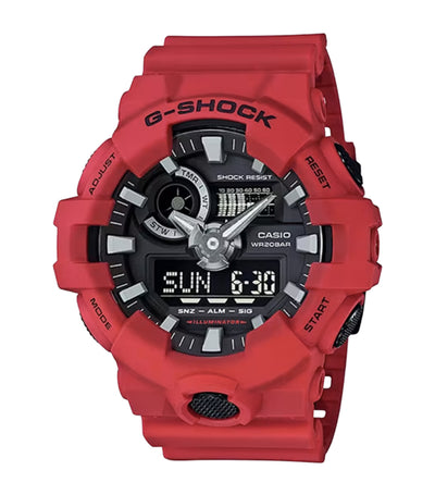 GA-700-4ADR Men's G-Shock Watch Red