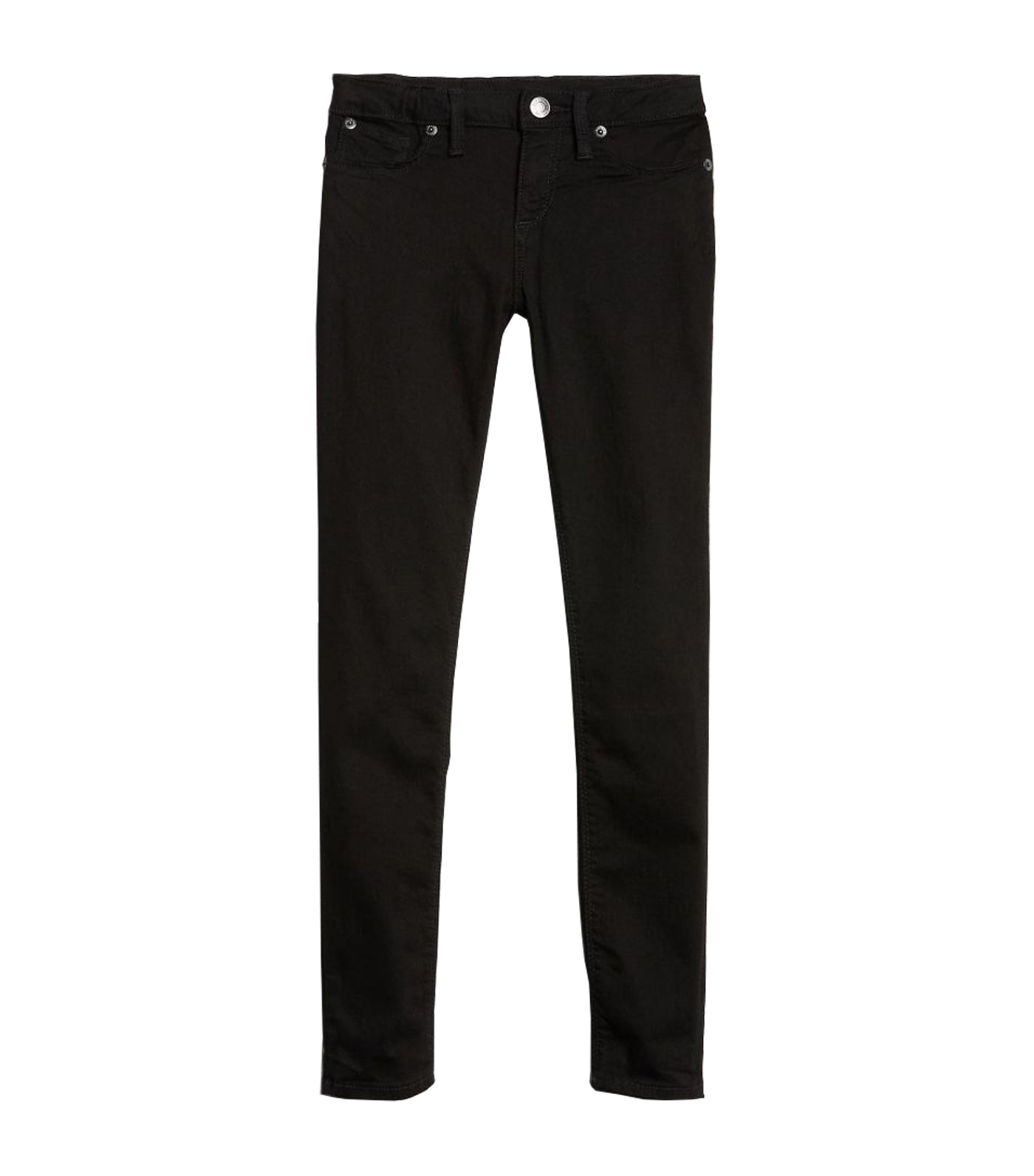 gap kids basic black kids super skinny fit jeans with washwell