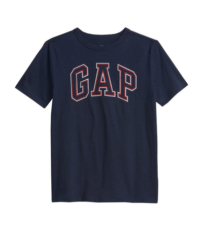 gap kids tapestry navy kids gap logo t-shirt
