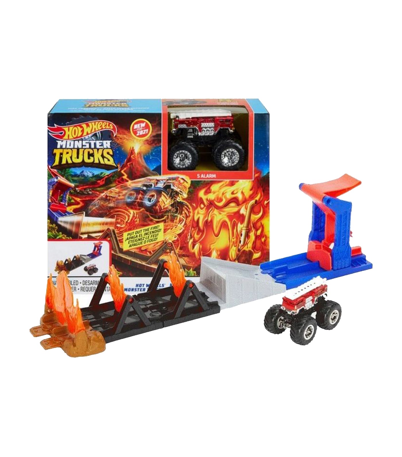 Monster Trucks Hero Playset - Fire Through