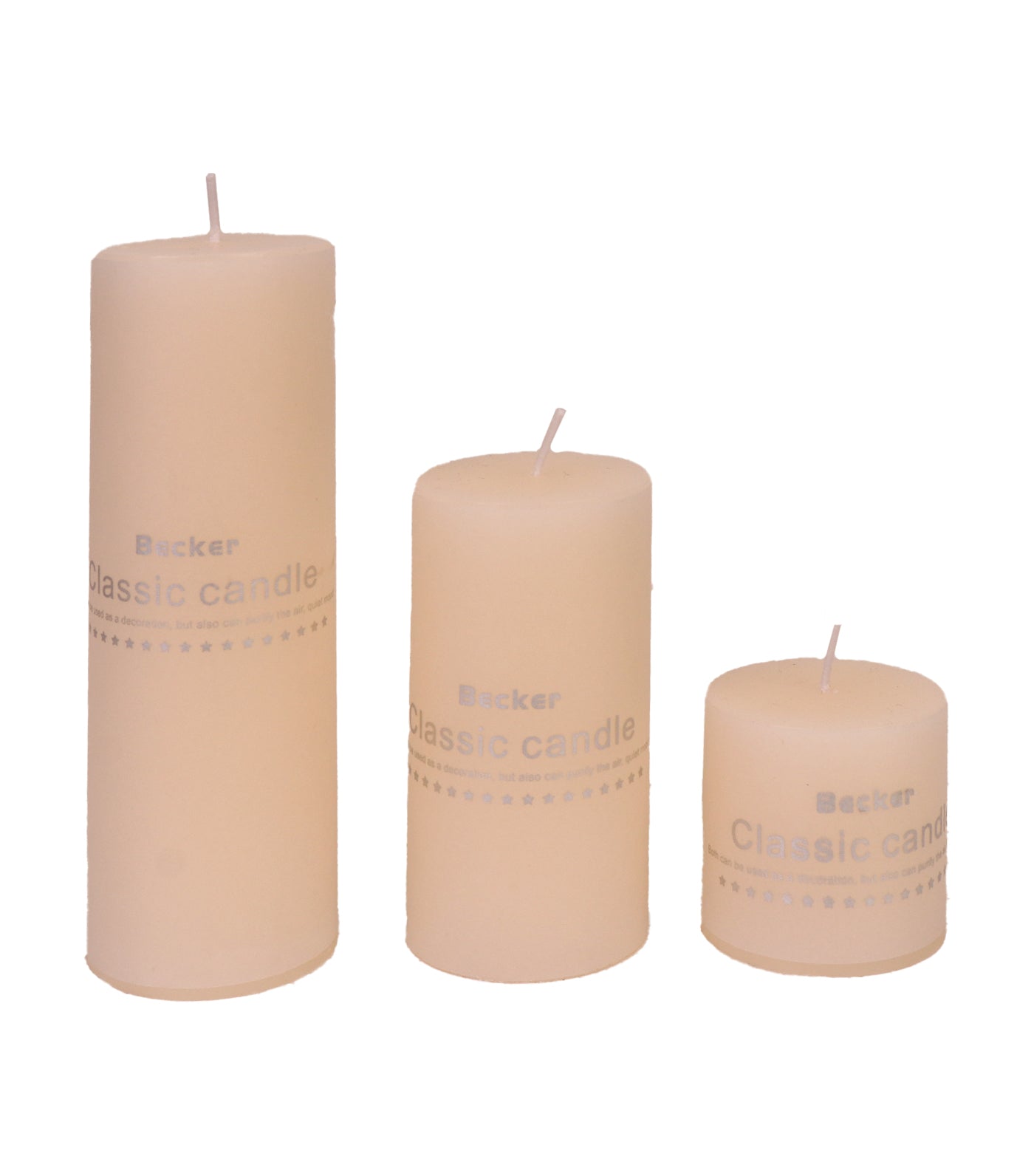 Rustan's Home Cylindrical Candle Set - Ivory