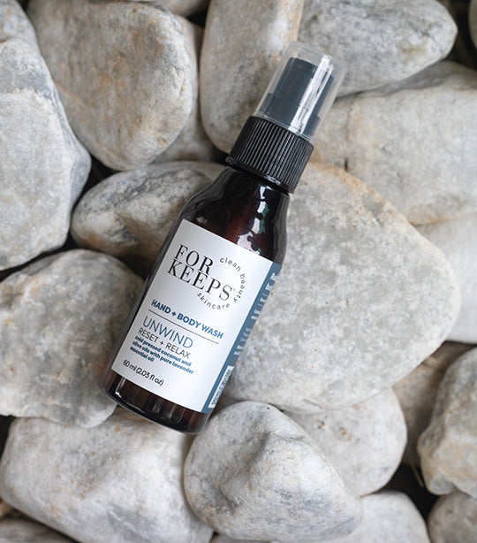 For Keeps Clean Beauty Skincare UNWIND Hand + Body Wash - 60ml