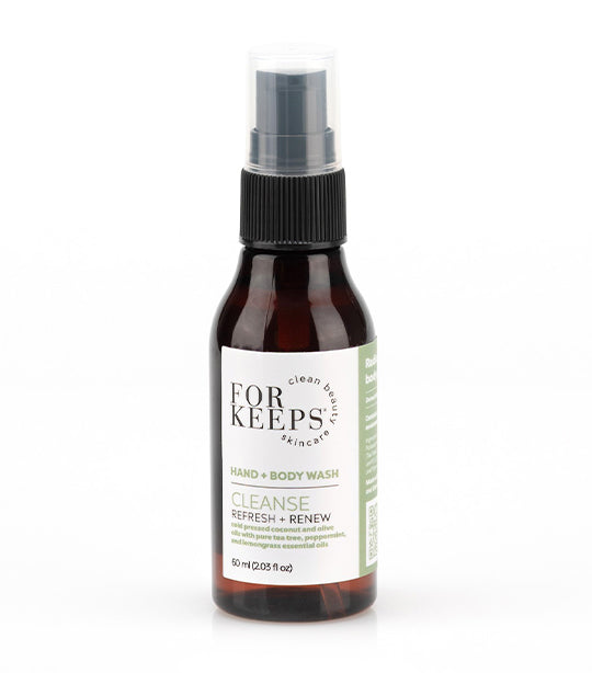 For Keeps Clean Beauty SkincareCLEANSE Hand + Body Wash - 60ml