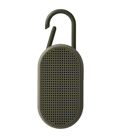 Mino T Waterproof Bluetooth Speaker with Carabiner Khaki
